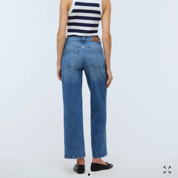 Madewell Emette wide leg patch pocket jeans 29t NWT - Picture 3 of 9